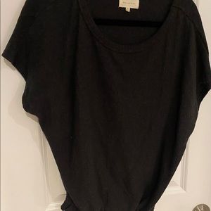 Black shirt sleeve too